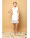 Promise Wrap Dress in White