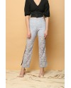 Cava Lace Pants in Ice Grey