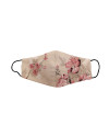 Jacquard Cotton Chinoiseries Mask in Rose
