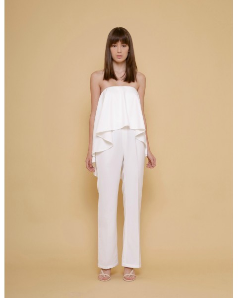 The Grace Jumpsuit in White